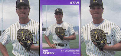 Tom Newell 1990 Fort Lauderdale Yankees card