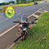 IMAGENS - ACIDENTE - UM CARRO E UMA MOTOCICLETA, COLISÃO TRANSVERSAL
