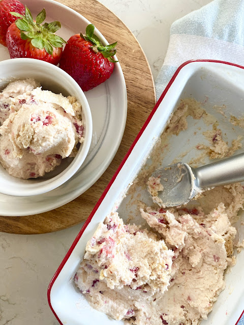Strawberry Cheesecake Ice Cream - top recipes of 2023
