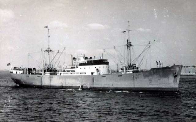 Norwegian freighter Leif, sunk on 28 February 1942 worldwartwo.filminspector.com