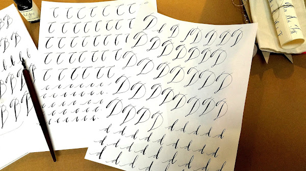 Pointed Pen Calligraphy