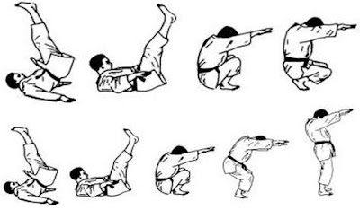 caida, espaldas, judo