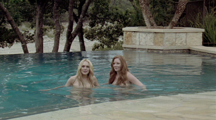 lindsay lohan machete pool. lindsay lohan machete movie.