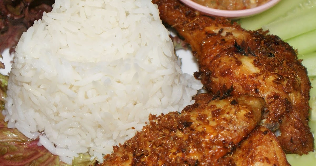 Nasi Kukus Ayam Goreng Berempah - TERATAK MUTIARA KASIH