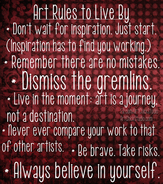 Art Rules to Live By - Art Chick Studio