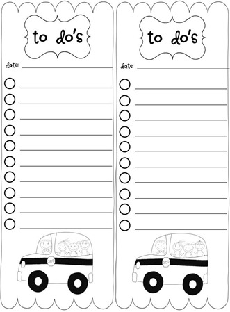 Teacher To Do List