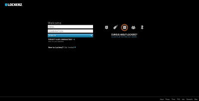 Lockerz New Black Homepage