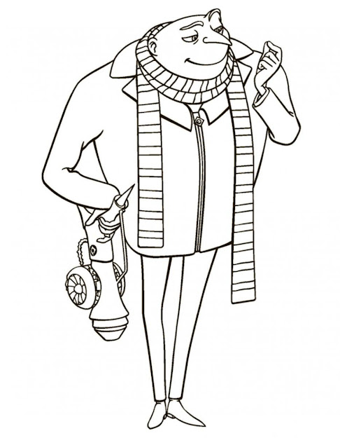 Gru Despicable Me Coloring Pages