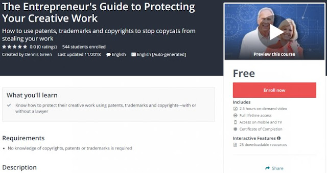 [100% Free] The Entrepreneur's Guide to Protecting Your Creative Work