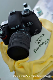 nikon camera D80 3D cake