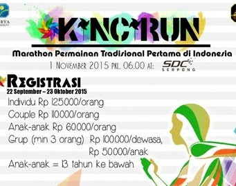 KinciRun 2015 Surya University lomba lari mainan tradisional tangerang universitas surya