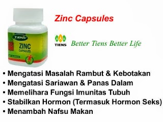 ZINC CAPSULES (PENYEIMBANG)