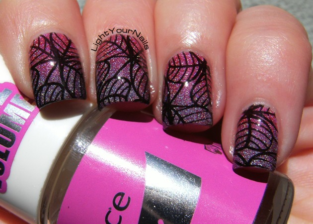 Stamping over gradient with BP-50 plate