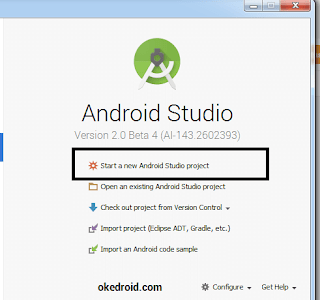 Start a New Android Studio Project