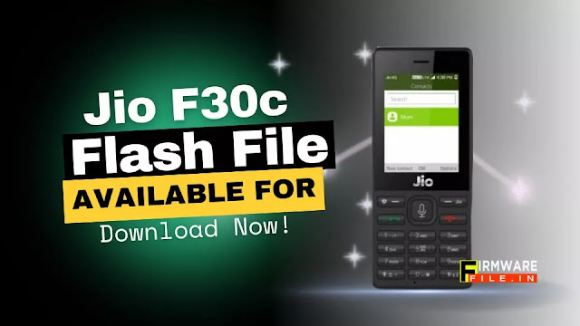 Jio F30c Flash File