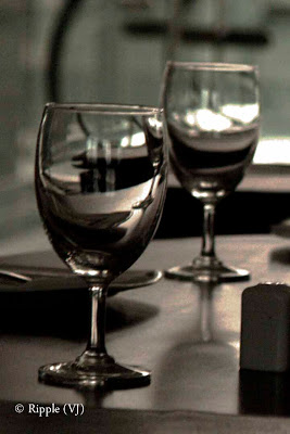 Reported by Ripple (VJ) : Wine glasses