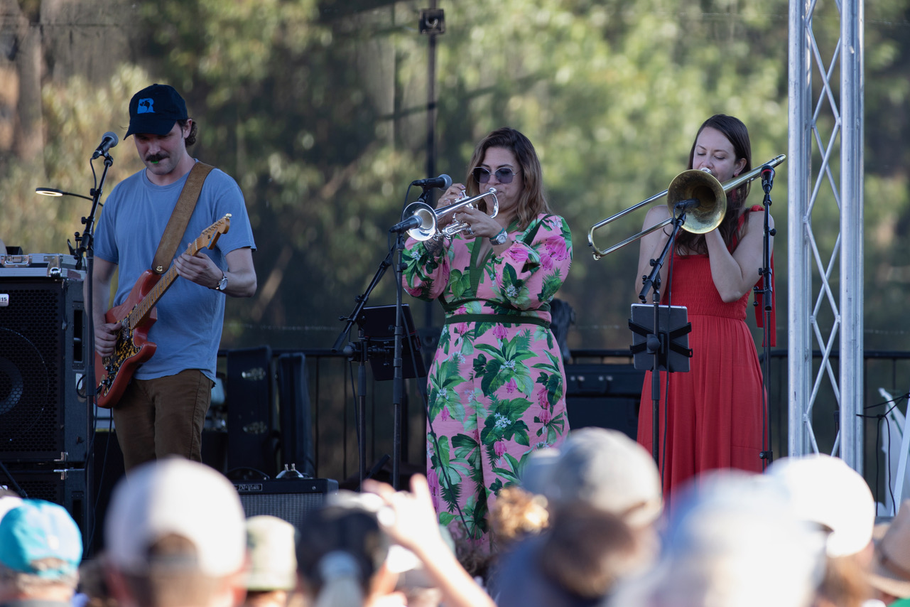 Trevor Menear, Jennifer Hartswick & Natalie Cressman @ Stafford Park Lake (Photo: Sean Reiter)