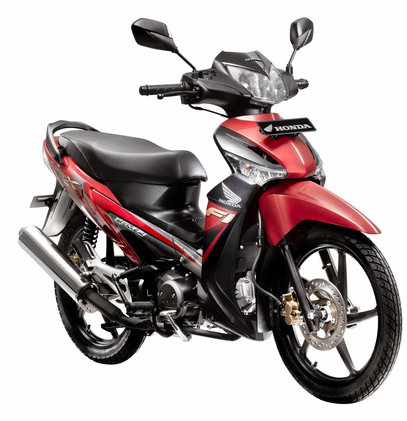 Foto New Honda Supra X 125 FI Motor 2014 Terbaru 