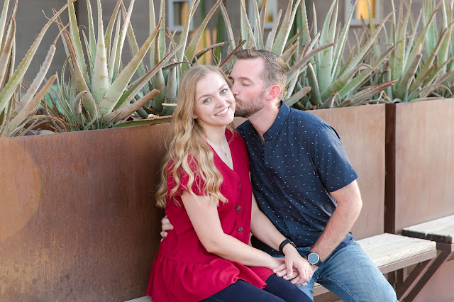 Downtown Gilbert AZ Engagement Photography Session by Micah Carling Photography