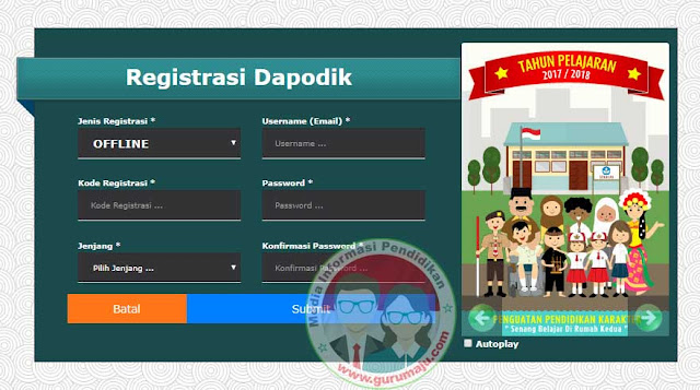 Permasalahan Pengisian Menu Jadwal Pada Aplikasi Dapodik Versi 2018