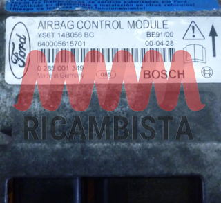 0285001349 Ford Fiesta centralina airbag YS6T-14B056-BC