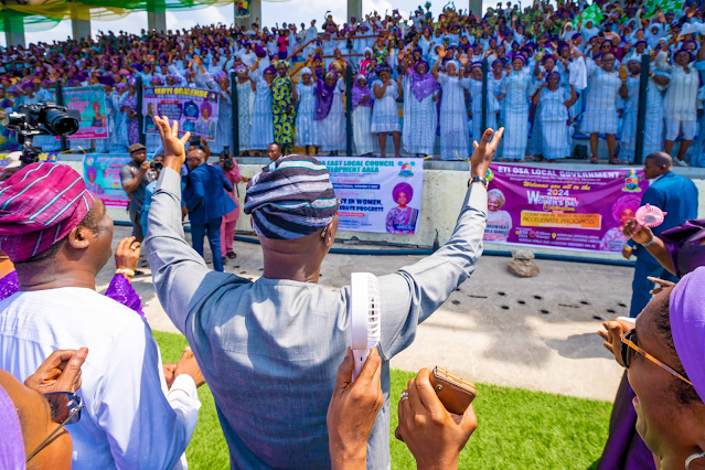 International Women's Day, marked by Babajide Sanwo-Olu at Onikan Stadium, Lagos