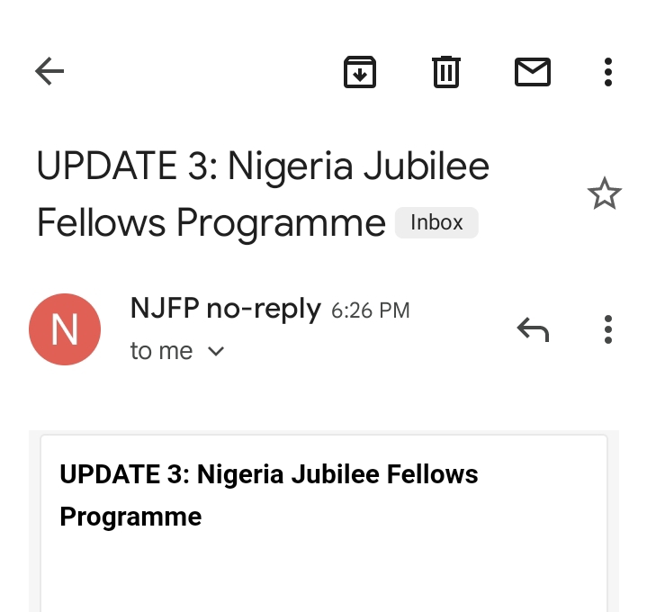 Karanta Muhimmin Sako Da Nigeria Jubilee Fellows Programme Suke Aikawa Masu Neman Cin Gajiyar Tallafin Wata-Wata na Kuɗi