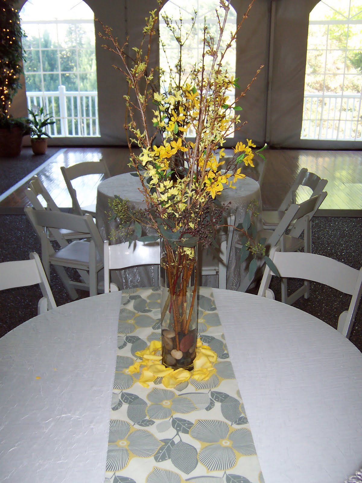 Themed Wedding Yellow Gray