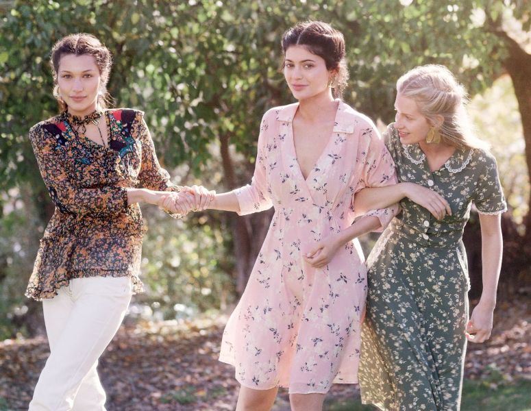 Kylie Jenner, Bella Hadid, Lottie Moss – Vogue December 2015 photo shoot