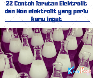 Contoh larutan elektrolit