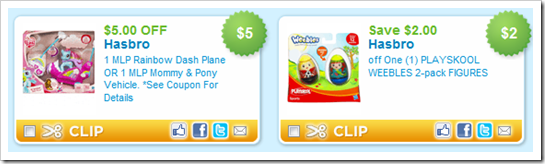 Hasbro PlaySaver Coupons Updated Again