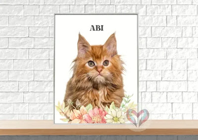 Beautiful cat portrait for pet lovers