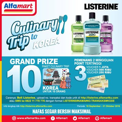 Listerine Culinary Trip to Korea – Alfamart