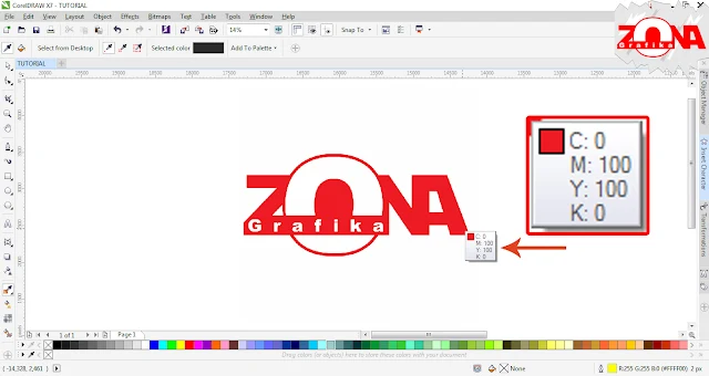 Cara Mengubah Gambar Mode Warna RGB Menjadi CMYK dengan Corel Draw X7