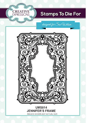 Creative Expressions Stamps To Die For Jennifer's Frame UMS814