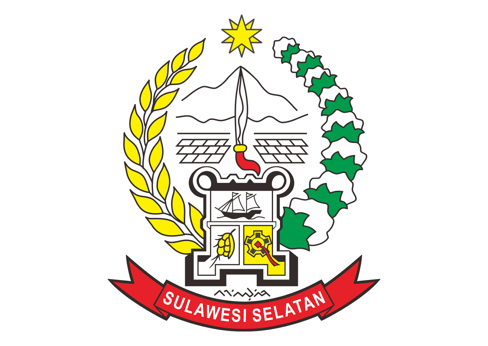 Logo  Provinsi Sulawesi  Selatan  Vector Free Logo  Vector 