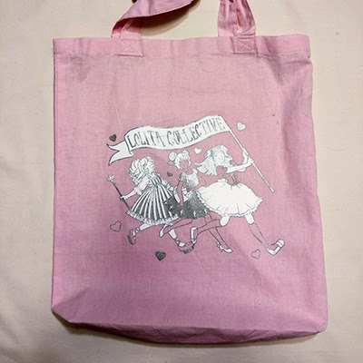 Lolita Collective Shop Tote Bag Pink