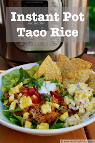 This comfort food combines taco-seasoned meat with cooked rice and salsa in a hearty bowl of family-friendly food. This recipe is great to serve a crowd, too. Use the Instant Pot for easy clean up!