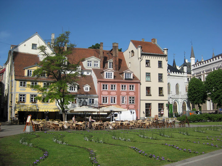 Livu square in Riga