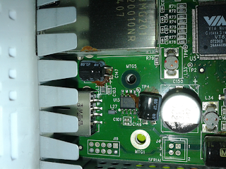 blown capacitors in WD network drive