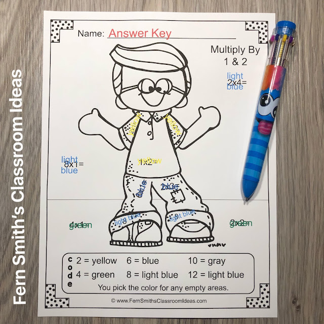 Click Here to Download This Back to School Happy Students Color By Number Multiplication and Division Printables Resource Bundle For Your Class Today!