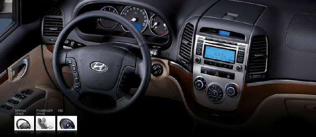 Cho thuê xe Hyundai Santa Fe 2012