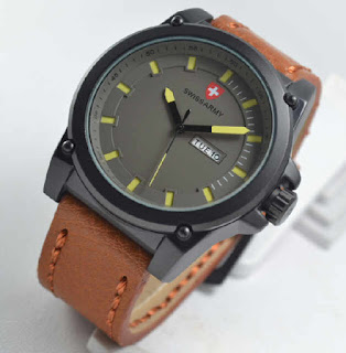 Swiss Army date day brown
