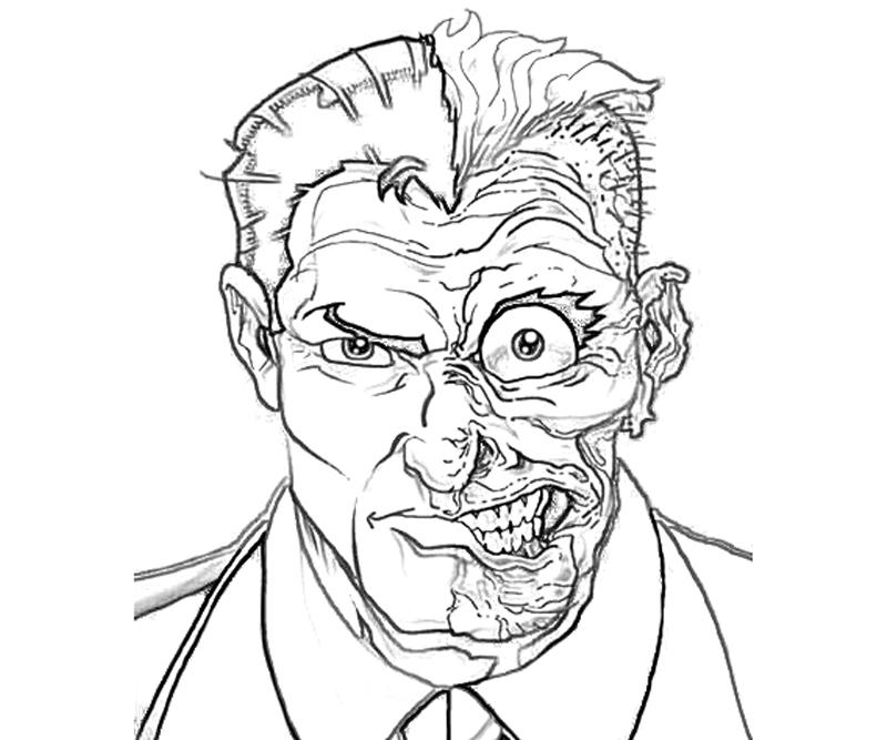 batman-arkham -city-two-face-coloring-pages