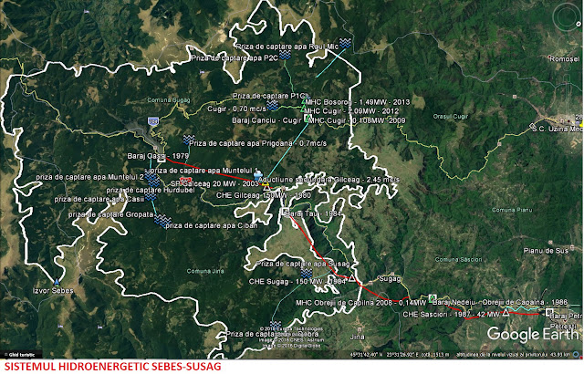 Amenajarea hidrotehnica Susag - Osa - Tau - Sebes