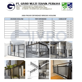 Jasa Pasang Expanded Metal Jabodetabek