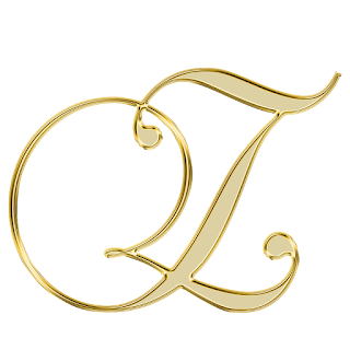 Elegante Alfabeto Dorado.