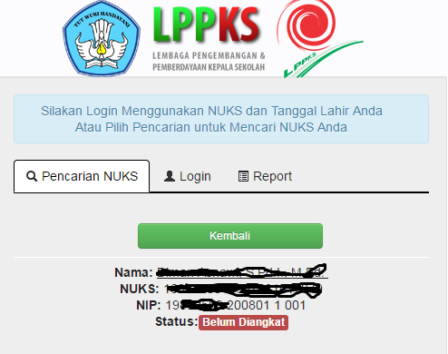 Cek Nomor Unik Kepala Sekolah (NUKS) Online