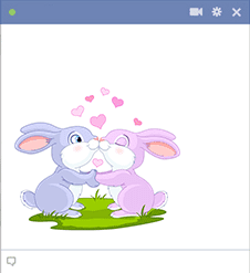 Bunny Love Emoticon