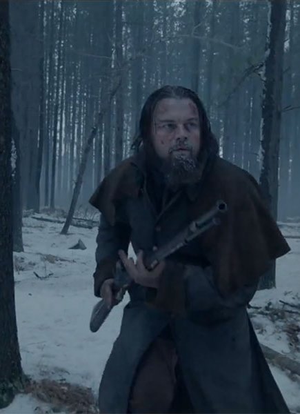 Leonardo DiCaprio, explorer Hugo Glass, in Alejandro Gonzalez Inarritu's The Revenant